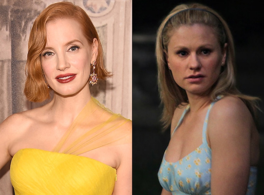 Jessica Chastain, Anna Paquin, True Blood